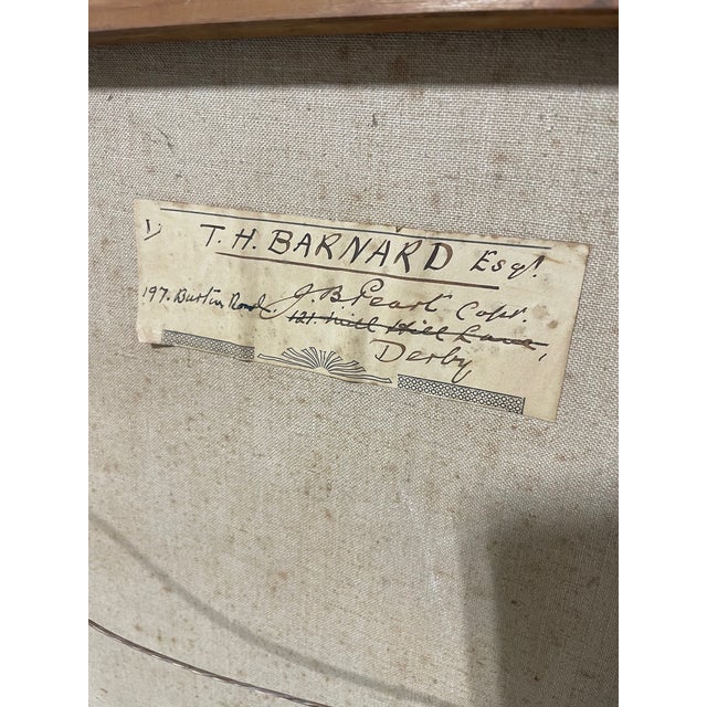 Early 20th Century Equestrian Themed Portrait, Oil-on-Canvas For Sale In Buffalo - Image 6 of 12