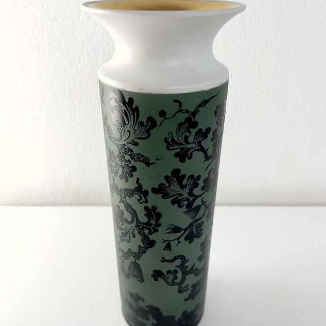 Slim Arrigo Finzi Vase with 24 Carat Gold Plating For Sale - Image 5 of 9