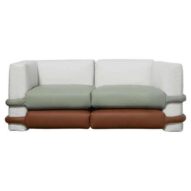 Two-Seater Pillow Sofa in Leather by Muller Van Severen for BD Barcelona For Sale - Image 16 of 16