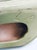 McRon Signed Postmodern Ceramic Crescent Vase – Celadon & Gold Luster – 1984 – 20" For Sale In Atlanta - Image 6 of 7