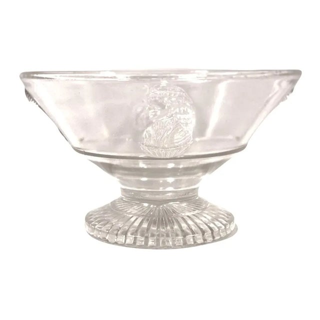 Transparent 1880s e.a.p.g. Actress Pedestal Bowl For Sale - Image 8 of 8