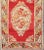 Turkish Red and Green Antique Turkish Oushak Runner With Three Floral Medallions For Sale - Image 3 of 8