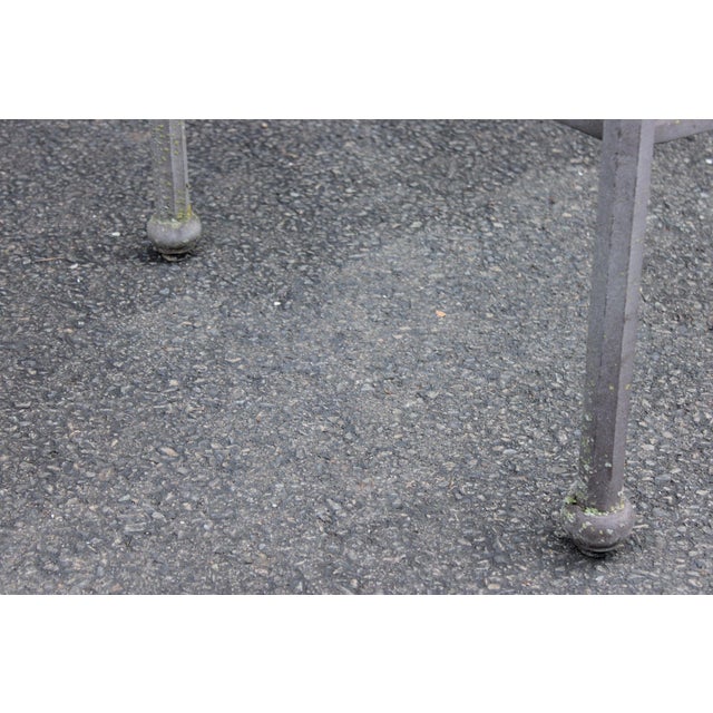 Woodard Delphi Cast Aluminum Glass Top Coffee Table For Sale - Image 12 of 18