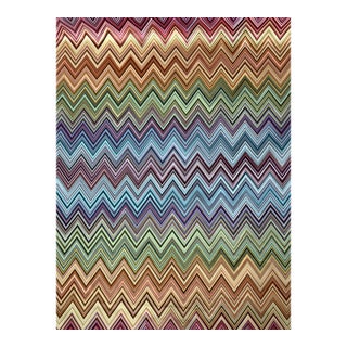 Missoni Home Fabric 2 6/8 Yards Cotton Collezione Hand Printed Kravet For Sale