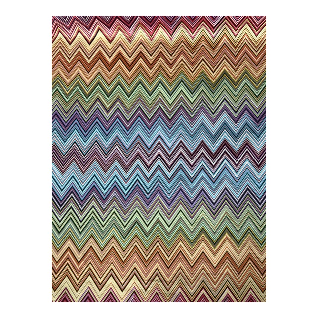 Missoni Home Fabric 2 6/8 Yards Cotton Collezione Hand Printed Kravet For Sale