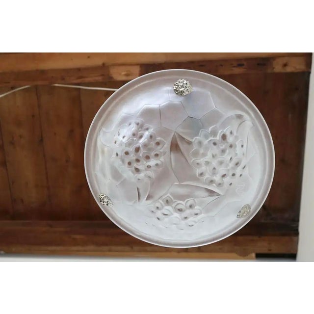 Antique French Art Deco Pendant Light by David Gueron Degue, 1925 For Sale - Image 11 of 15