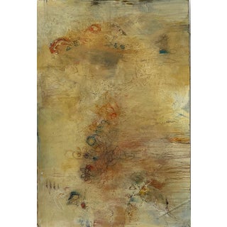 "Between Heaven and Earth, the Space in Between" Contemporary Original Abstract Acrylic Painting by Stephanie Visser For Sale