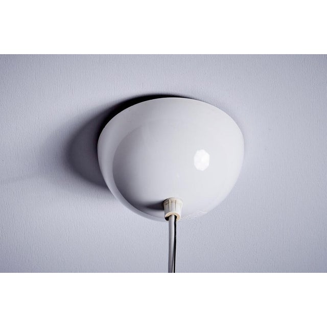 Black and White Pendant Lamp attributed to Castiglioni for Flos, 1960s For Sale - Image 11 of 14