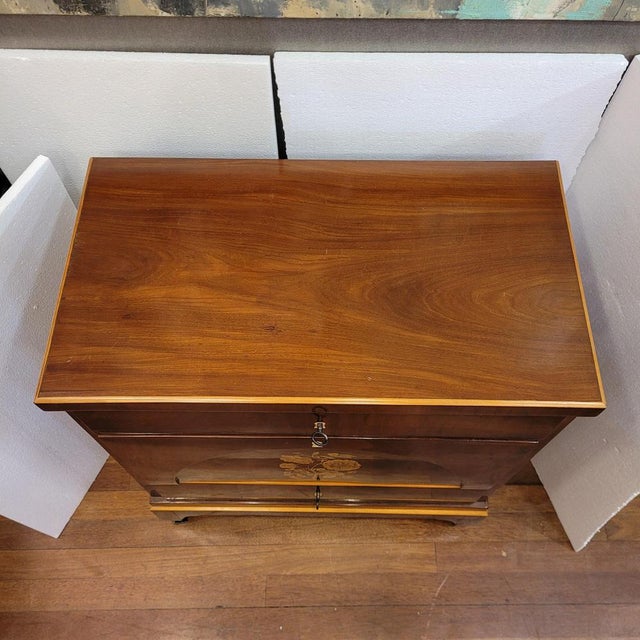 Biedermeier Chest of Drawers in Mahogany, Germany, 1840s For Sale - Image 17 of 18