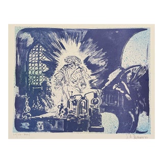 1982 Joseph Pecsenke Faust Opera Lithograph For Sale