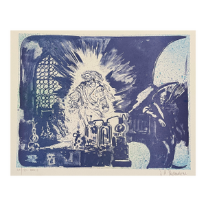 1982 Joseph Pecsenke Faust Opera Lithograph