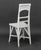 Vintage White Wicker Dressing Table and Chair For Sale - Image 12 of 12