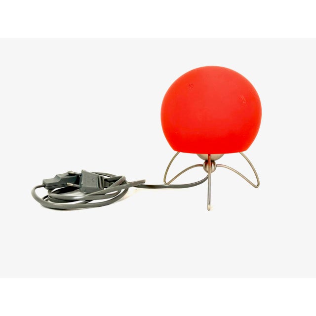 Murano Glass Tripod Table Lamp from Sölken Leuchten, 1980s, in Flawless conditions. Designed 1980 to 1989 This piece is...