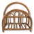 Bamboo Magazine Book Rack Holder Petite Bent Wood Rattan For Sale In San Francisco - Image 6 of 11