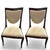 Thos. Moser Stunning Signed Pair of Thos. Moser Sabina Side Chairs, a Masterclass in the Unification of Dramatic, Sculptural Geometry and Organic Comfort. For Sale - Image 4 of 8