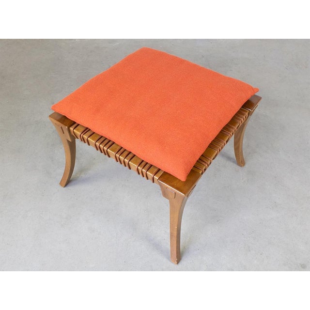 Klismos Stool by T.H. Robsjohn-Gibbings for Saridis of Athens, 1960s For Sale - Image 6 of 12