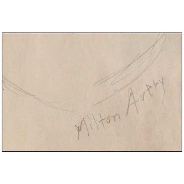 Realism 1930s Resting Woman, Milton Avery For Sale - Image 3 of 5