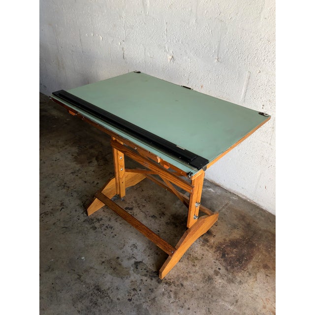 Vintage Anco Bilt Adjustable Industrial Drafting Table. Chairish