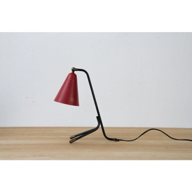 Mid-Century Tripod Desk Lamp by Svend Aage Holm Sørensen For Sale - Image 6 of 6
