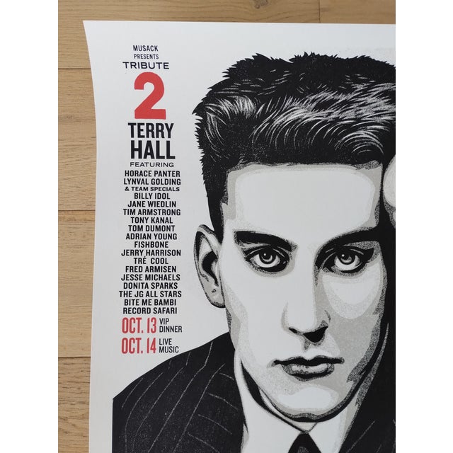 Shepard Fairey (Obey), Musack Terry Hall Tribute, Screenprint For Sale - Image 7 of 8