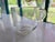 Mid-Century Modern Vintage Clear Glass Punch Cups Set of 4 For Sale - Image 3 of 5