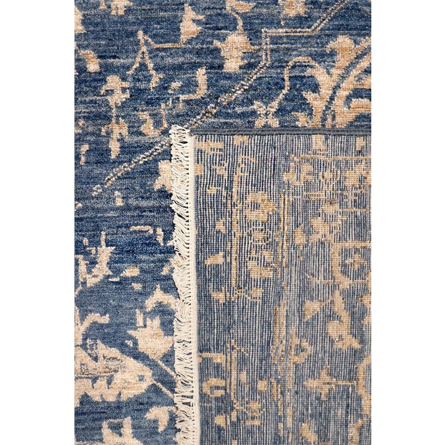 Pasargad Home Transitiona Blue Area Rug- 9' 0" X 12' 2" For Sale - Image 4 of 8