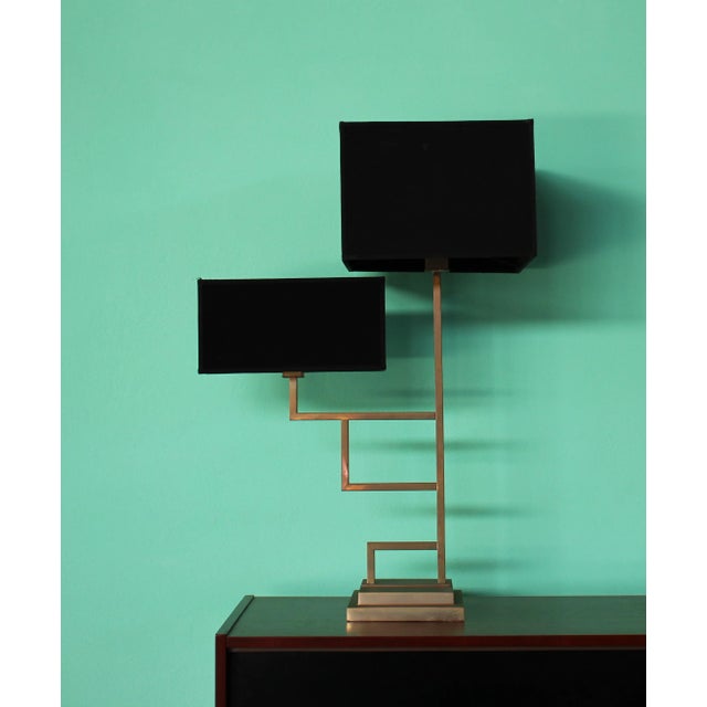 Italian Brass Table Lamp For Sale - Image 9 of 9