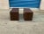 1990s 1990s Modern Walnut Low Profile End Tables - Set of 2 For Sale - Image 5 of 9