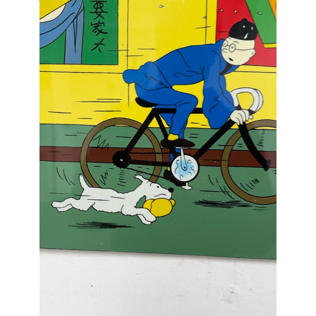 French Tintin and Snowy Comic Book Artwork For Sale - Image 3 of 12
