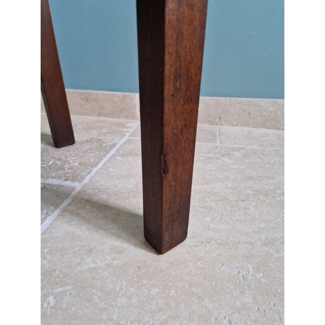 Mid-Century Modern Stools in Beech and Braided Rope, 1950s, Set of 2 For Sale - Image 12 of 15