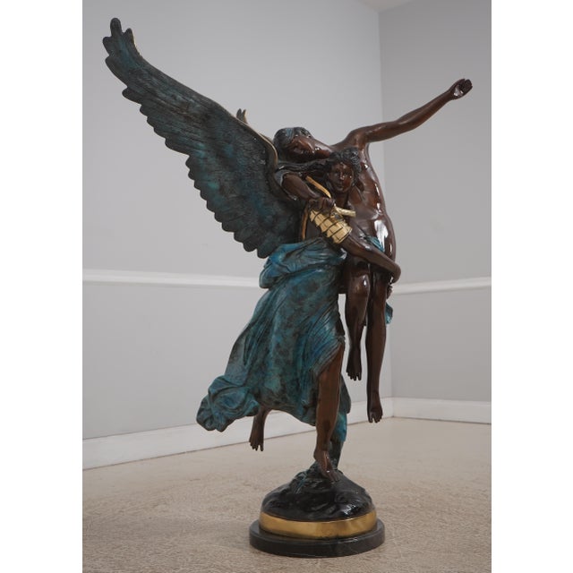 Age: Approx: 30 Years Old Details: Heavy Bronze Construction Large Impressive Statue High Quality Construction Gorgeous...