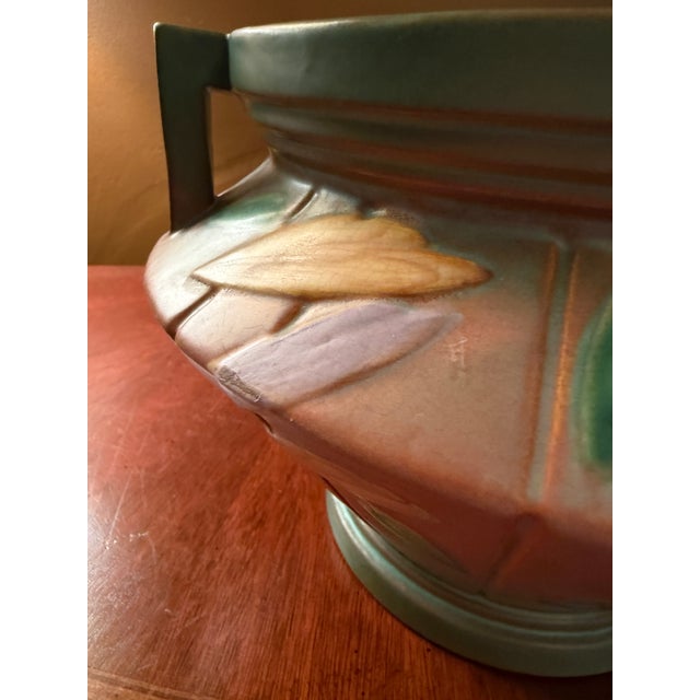 Roseville Pottery Futura Jardiniere Planter 616-7 Art Deco Unmarked Ca. 1928 For Sale - Image 6 of 18