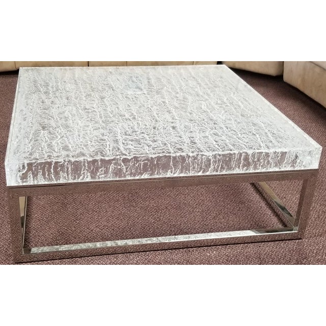Bernhardt Elsa Arctic Square Coffee Table Chairish