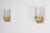 1970s Brutalist Wall Sconces in Brass and Glass, 1970s, Set of 2 For Sale - Image 5 of 13