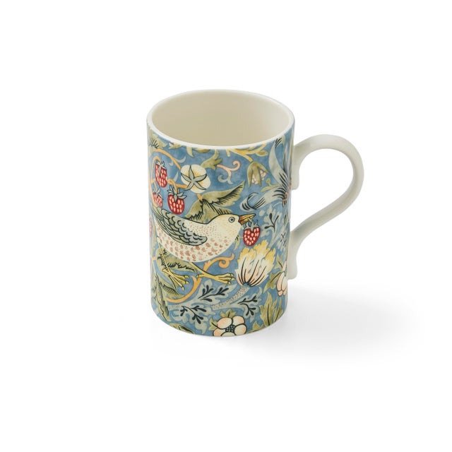 Spode Morris & Co Mug 12 oz., Strawberry Thief For Sale - Image 11 of 11
