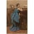 Royal Blue 1930s After Camille Corot "The Woman in Blue", First Edition Swiss Photogravure For Sale - Image 8 of 8