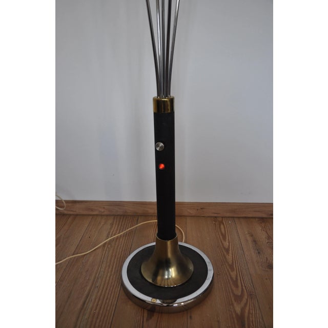 Mid-Century Italian Reeds Floor Lamp For Sale - Image 10 of 16
