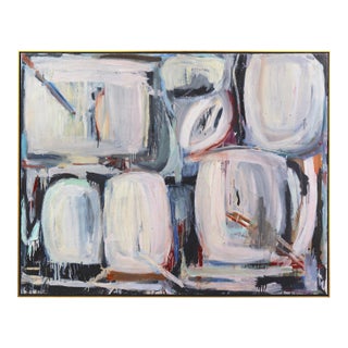 'Abstract, Cream and Rose, 1963' by Kurt Weber, Musée d'Art Moderne, Paris, Swiss For Sale