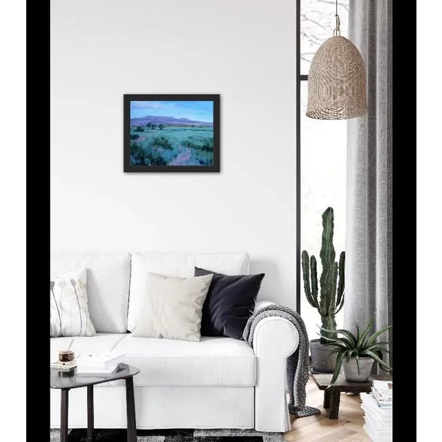 Contemporary Modern Impressionist Nevada Desert Landscape Oil Painting For Sale - Image 3 of 7