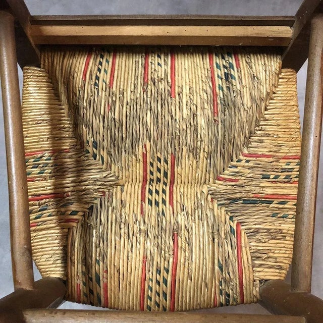 Antique Beech Side Chairs, 1900s, Set of 4 For Sale - Image 13 of 15