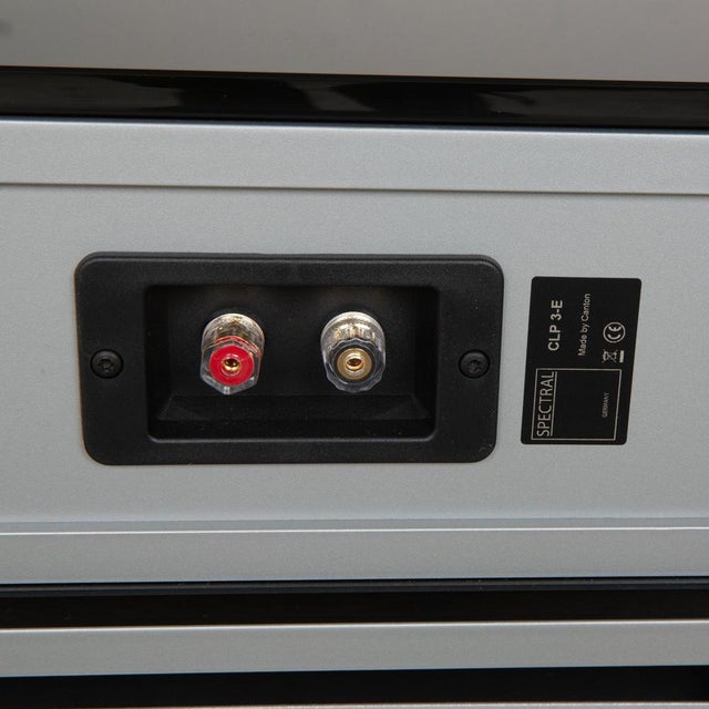 Spectral Sideboard Black Glass and Speaker Sound System For Sale - Image 6 of 15