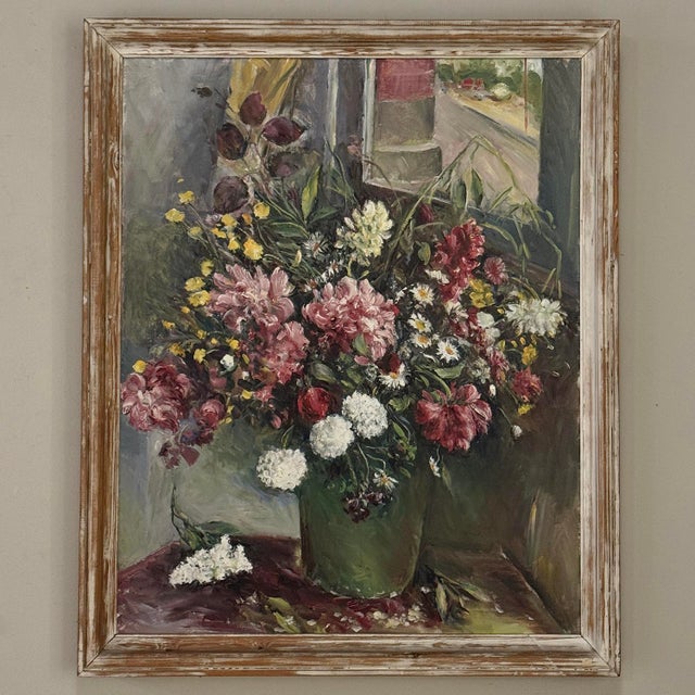 Framed Oil Painting on Canvas by Henri Dufaux (1879-1980) For Sale In Dallas - Image 6 of 15