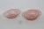 Glass 1930s Anchor Hocking Queen Mary Pair of 2 Dessert Bowls Pink Depression Glass For Sale - Image 7 of 12