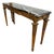 Maison Jansen Marble Top Console Table, Signed For Sale