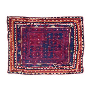 Antique Embroidered Indian Textile For Sale