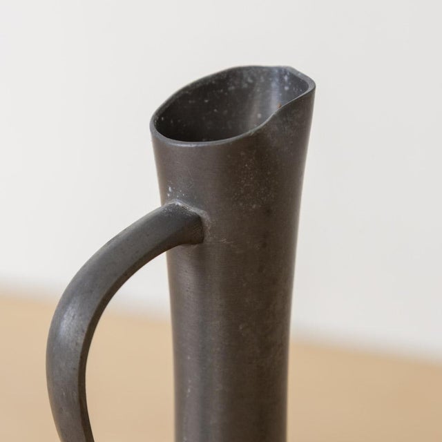 Metal 1930s French Pewter Bud Vase For Sale - Image 7 of 9