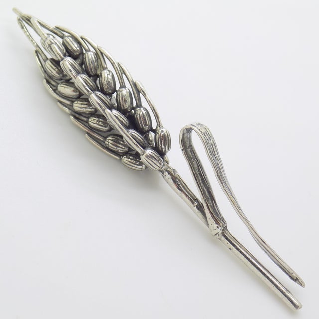 Vintage Italian Handmade Silver 800 Ear of Corn Figurine, Arezzo, 1980s For Sale - Image 10 of 10