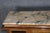 French 19th C French Louis XVI Style Walnut Vitrine Cabinet, Marble Top For Sale - Image 3 of 7