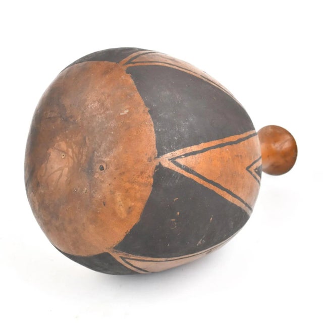 Wood 19th Century Tutsi Ceremonial Gourd For Sale - Image 7 of 9