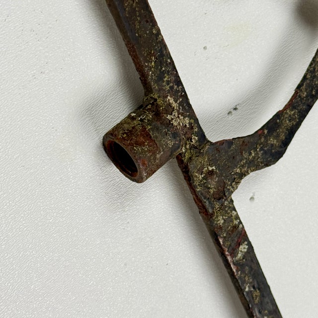 19th Century Salvaged Sheet Metal Weathervane Horse & Carriage For Sale - Image 9 of 12